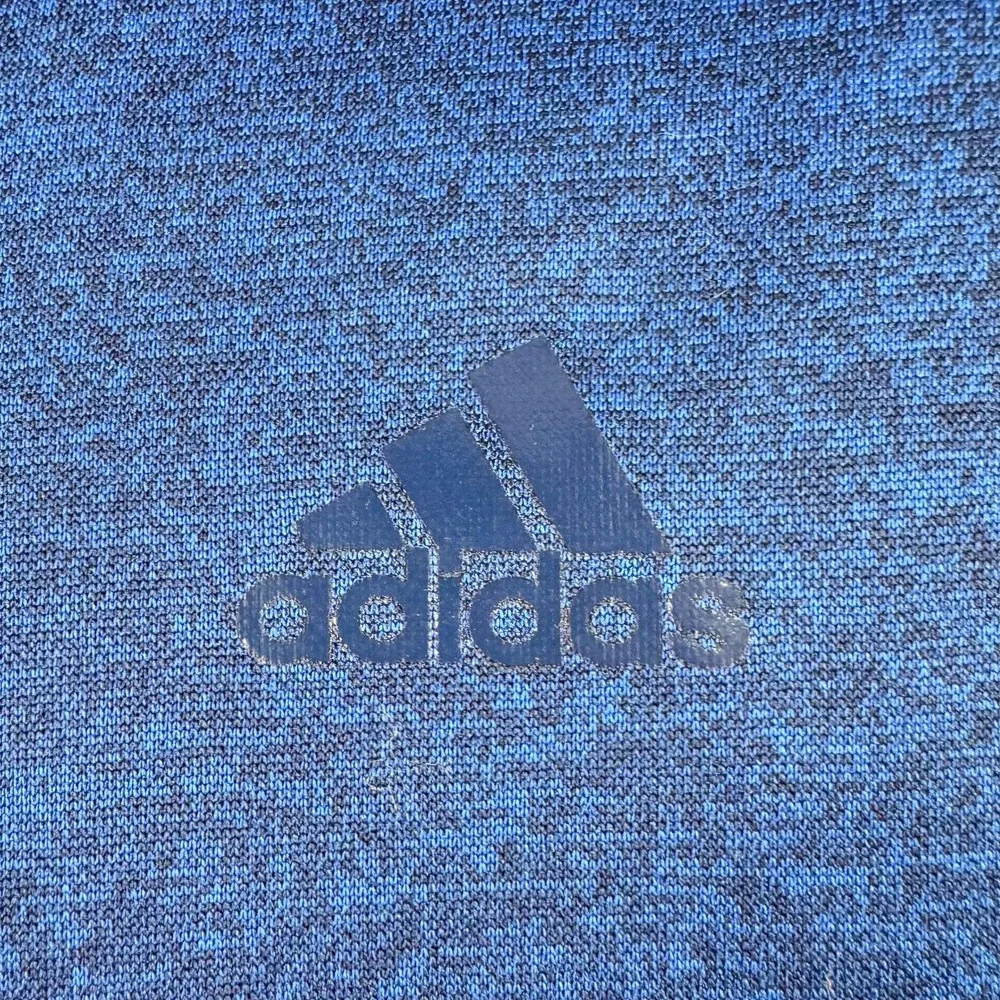 Adidas‎ Pullover Mens Extra Large Blue Climalite Quarter Zip Athletic Training